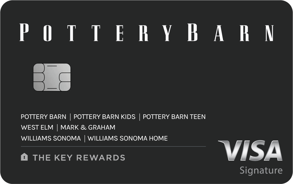 Capital One Pottery Barn Key Rewards Visa credit card art